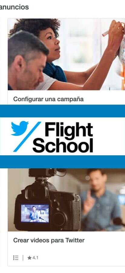Fórmate gratis con Twitter Flight School