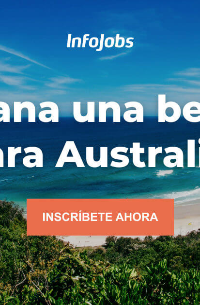 Estudia inglés gratis en Australia y con trabajo asegurado gracias a la Beca InfoJobs