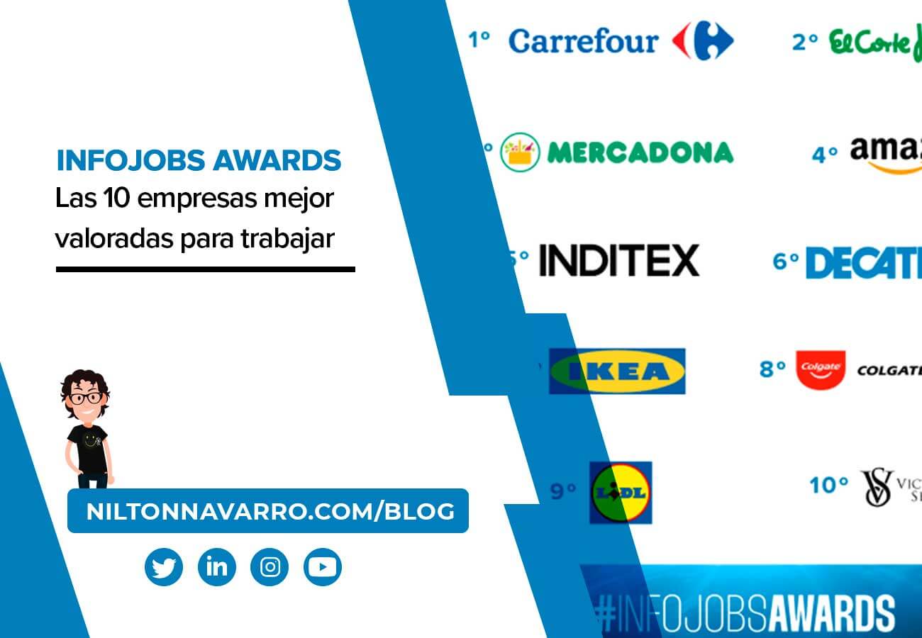 Nilton Navarro - Las 10 empresas mejor valoradas para trabajar en España | InfoJobs Awards